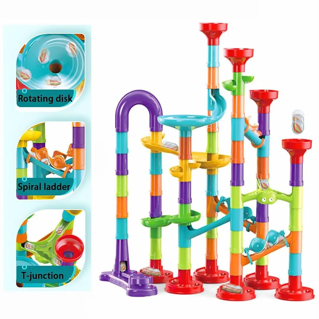 197 Pieces Marble Run Game