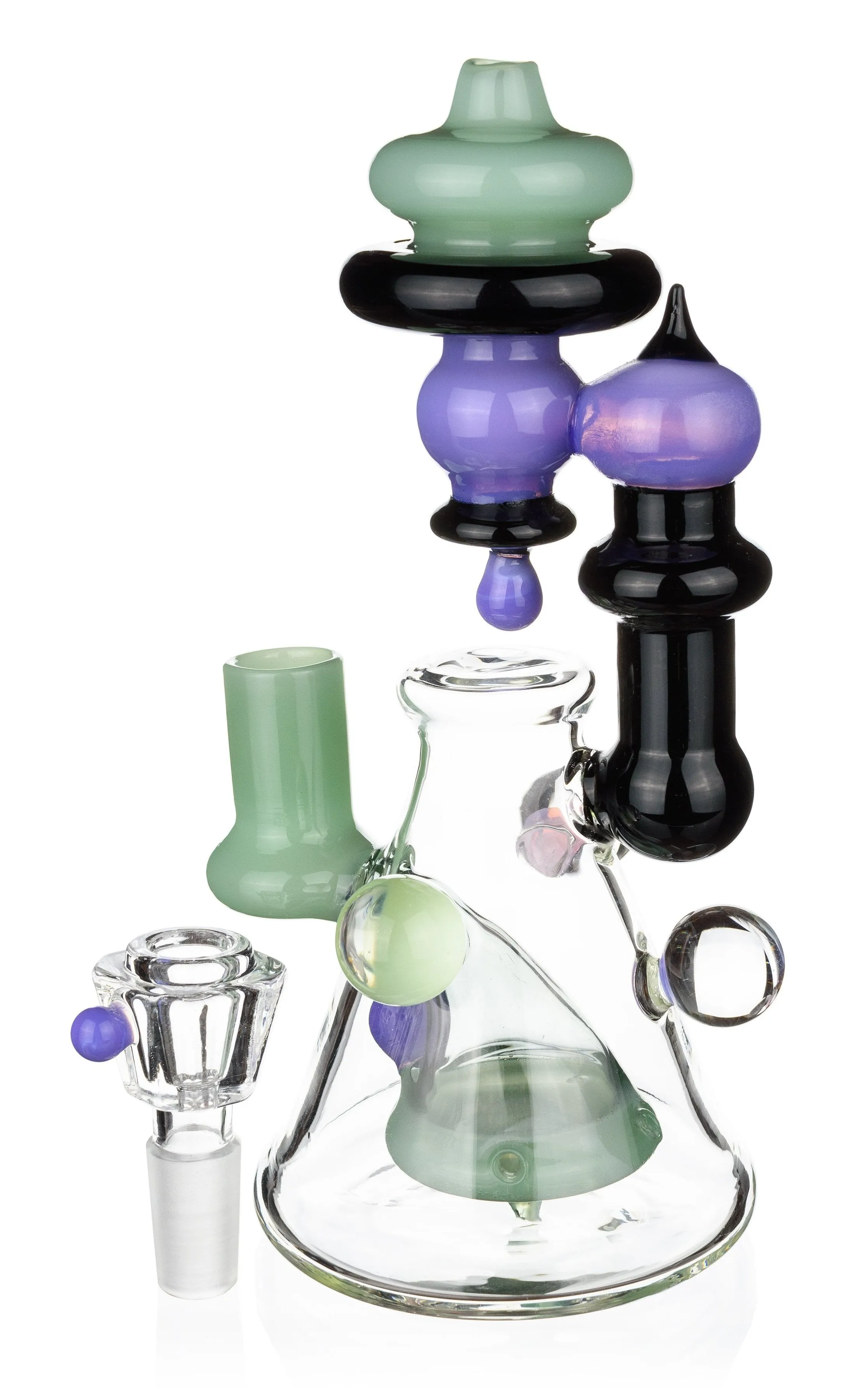 7 Drip Rip Rig, by Crystal Glass (free banger included)