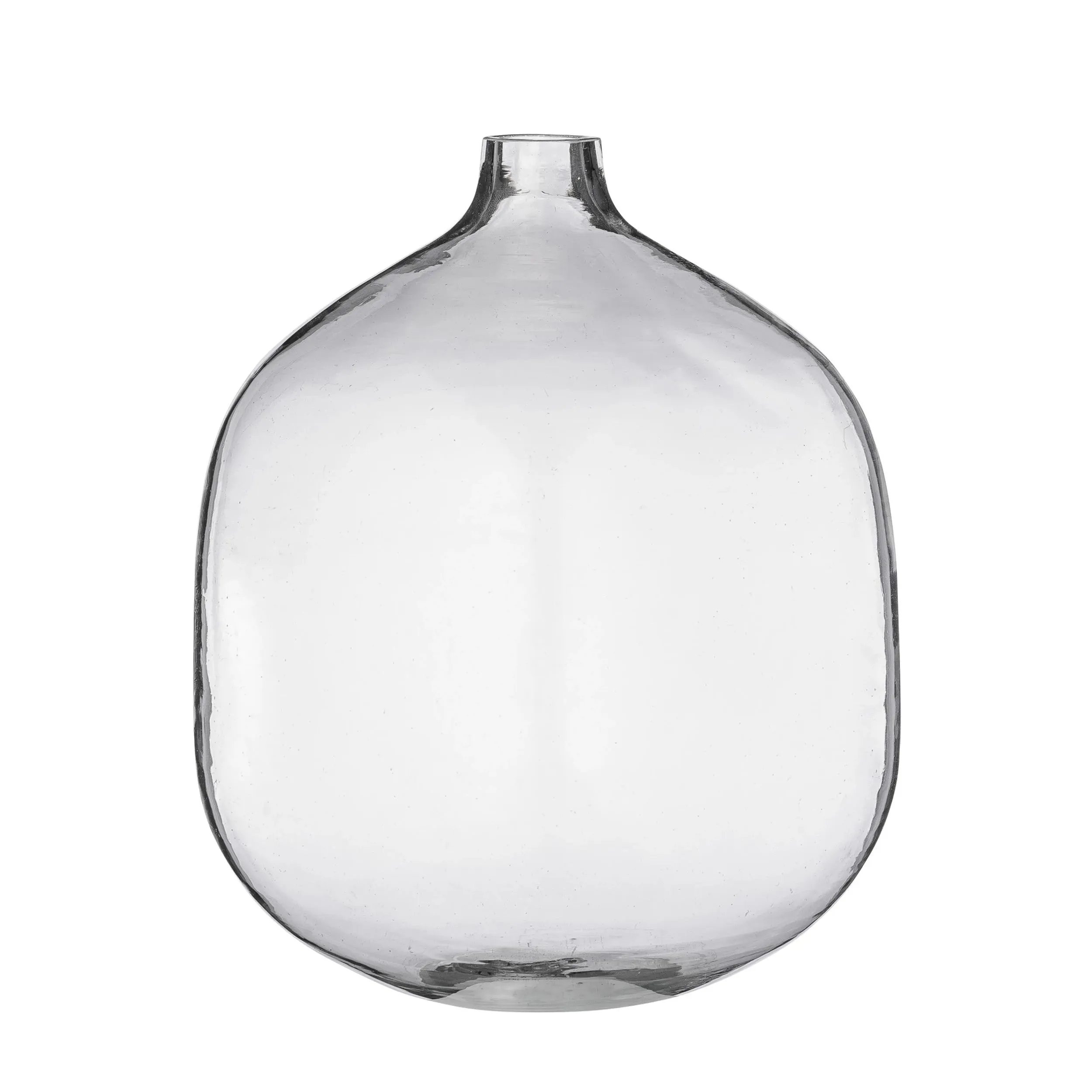 7" Round Glass Vase