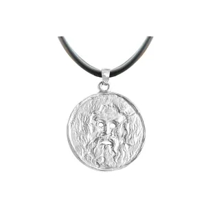 925 Sterling Silver Pendant depicting Mouth of Truth