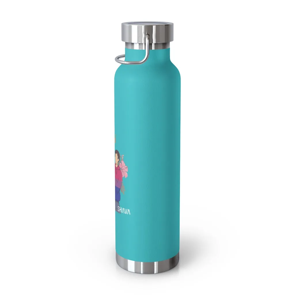 Affirmation Feminist pro choice Copper Vacuum insulated bottle 22oz -  I am Loved (Gay and Bisexual)