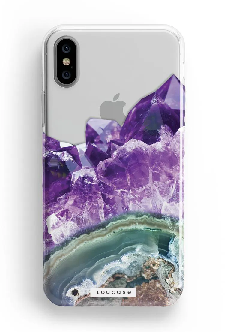 Amethyst KLEARLUX™ Phone Case | LOUCASE