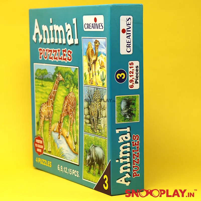 Animal Puzzle (Series 3) - Set of 4 Jigsaw Puzzles