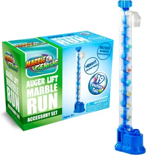 Auger Lift Expandable Marble Run Accessory Set - Blue