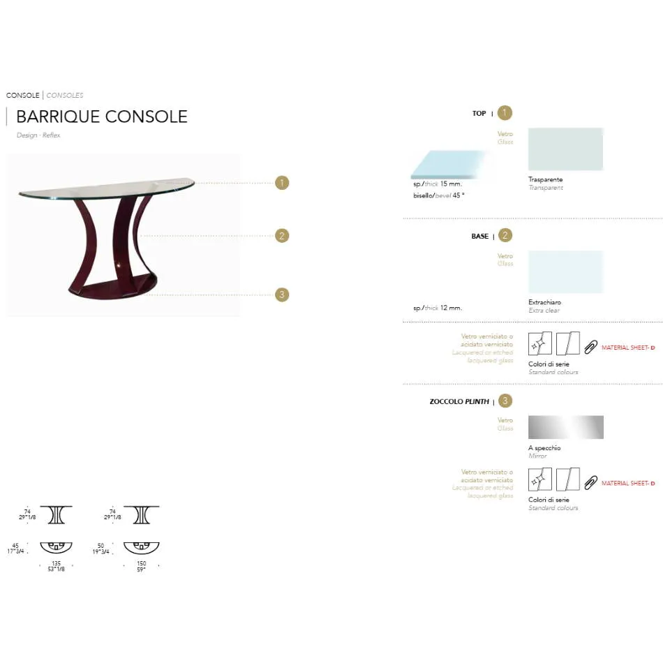 Barrique Console