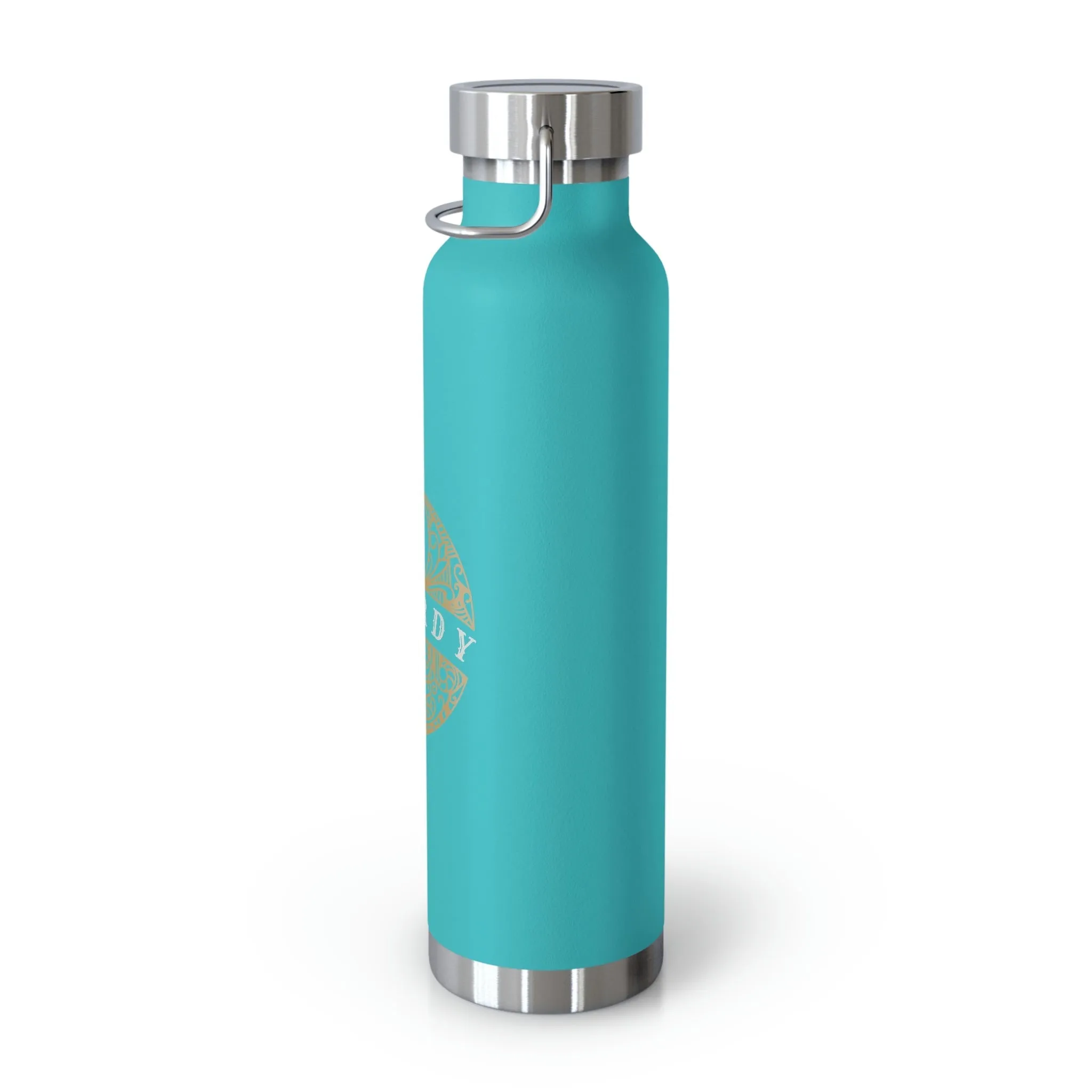 Beardy Tattoo (Bearded Dragon) | Copper Vacuum Insulated Bottle, 22oz