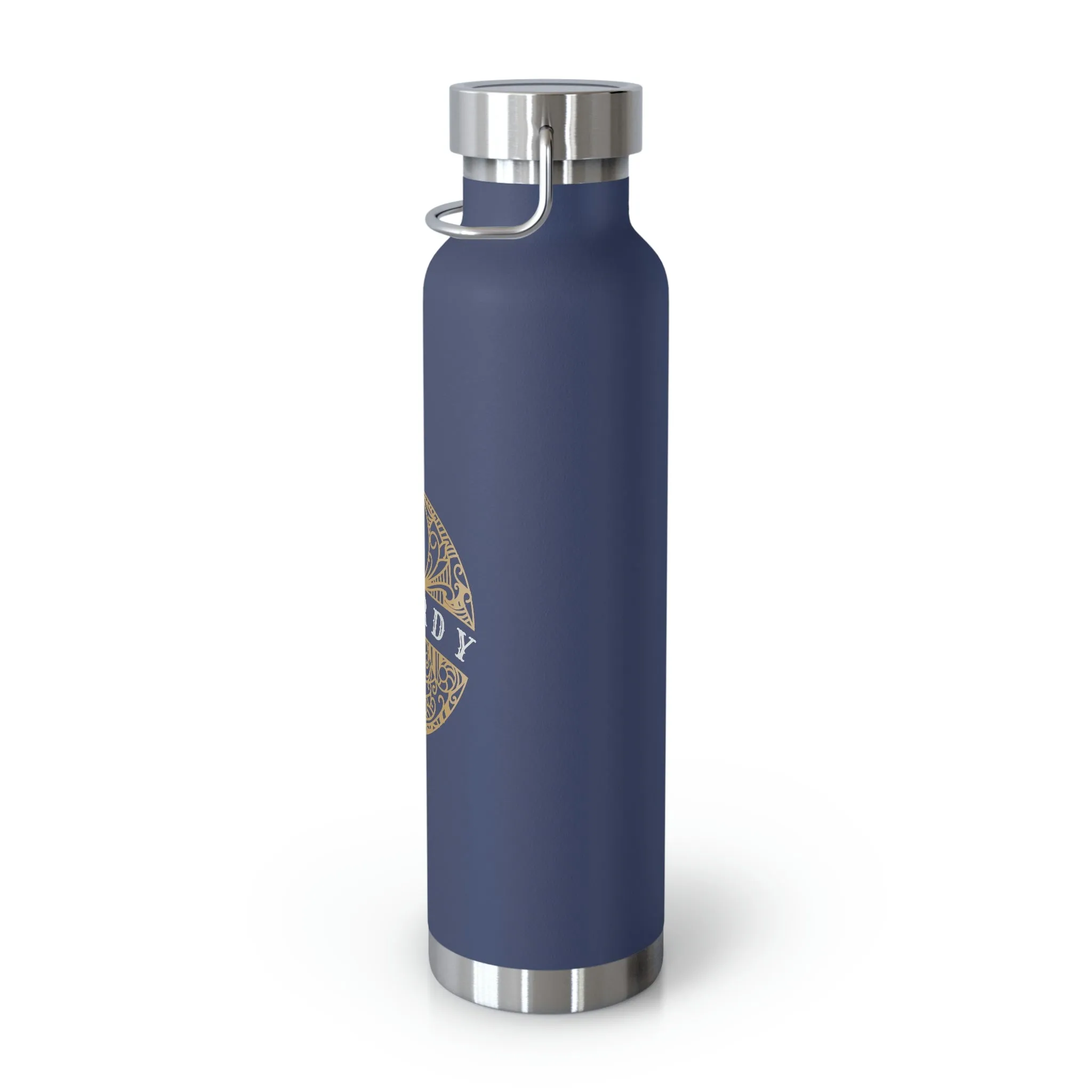 Beardy Tattoo (Bearded Dragon) | Copper Vacuum Insulated Bottle, 22oz