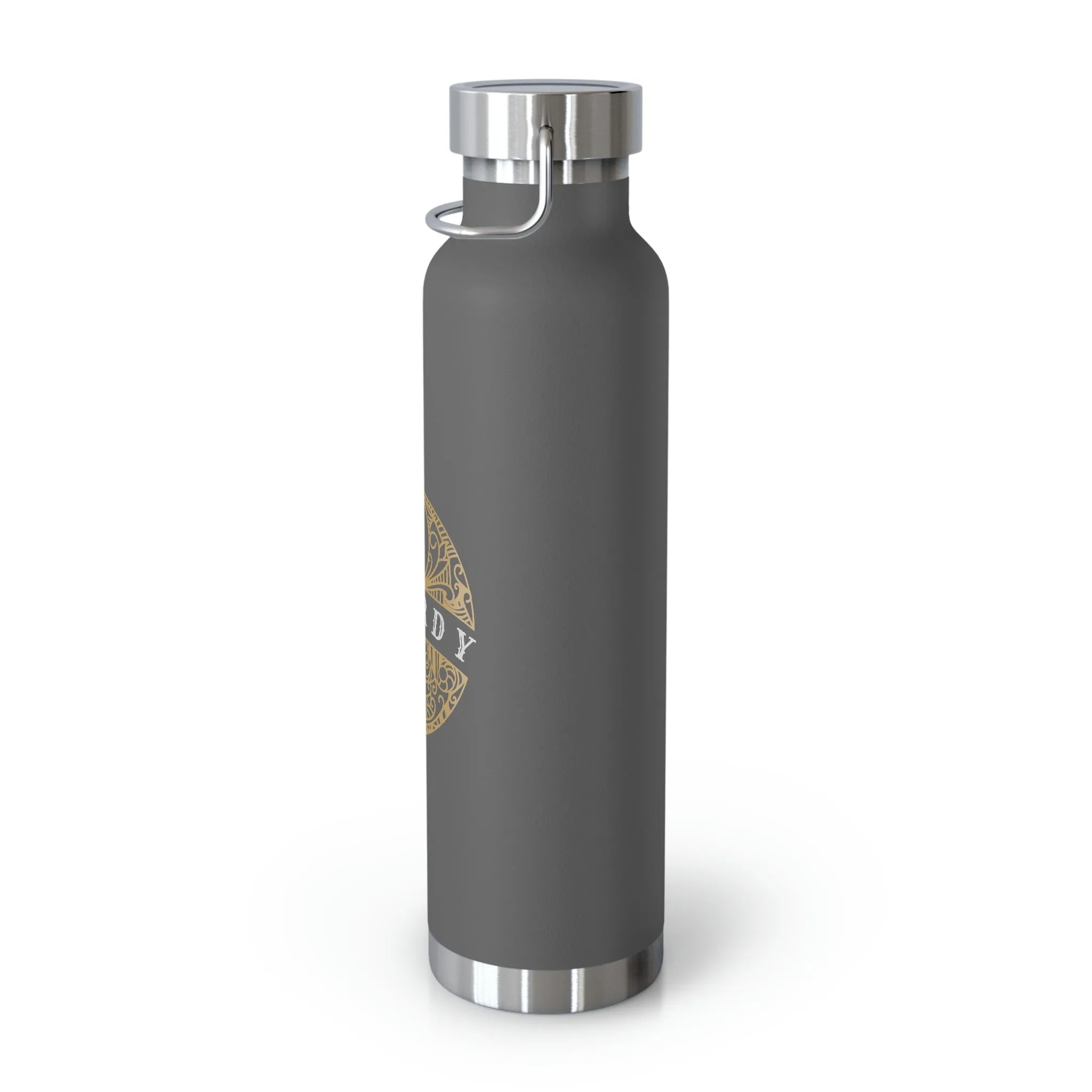 Beardy Tattoo (Bearded Dragon) | Copper Vacuum Insulated Bottle, 22oz