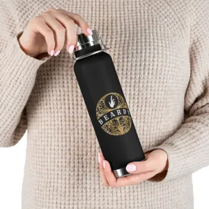 Beardy Tattoo (Bearded Dragon) | Copper Vacuum Insulated Bottle, 22oz