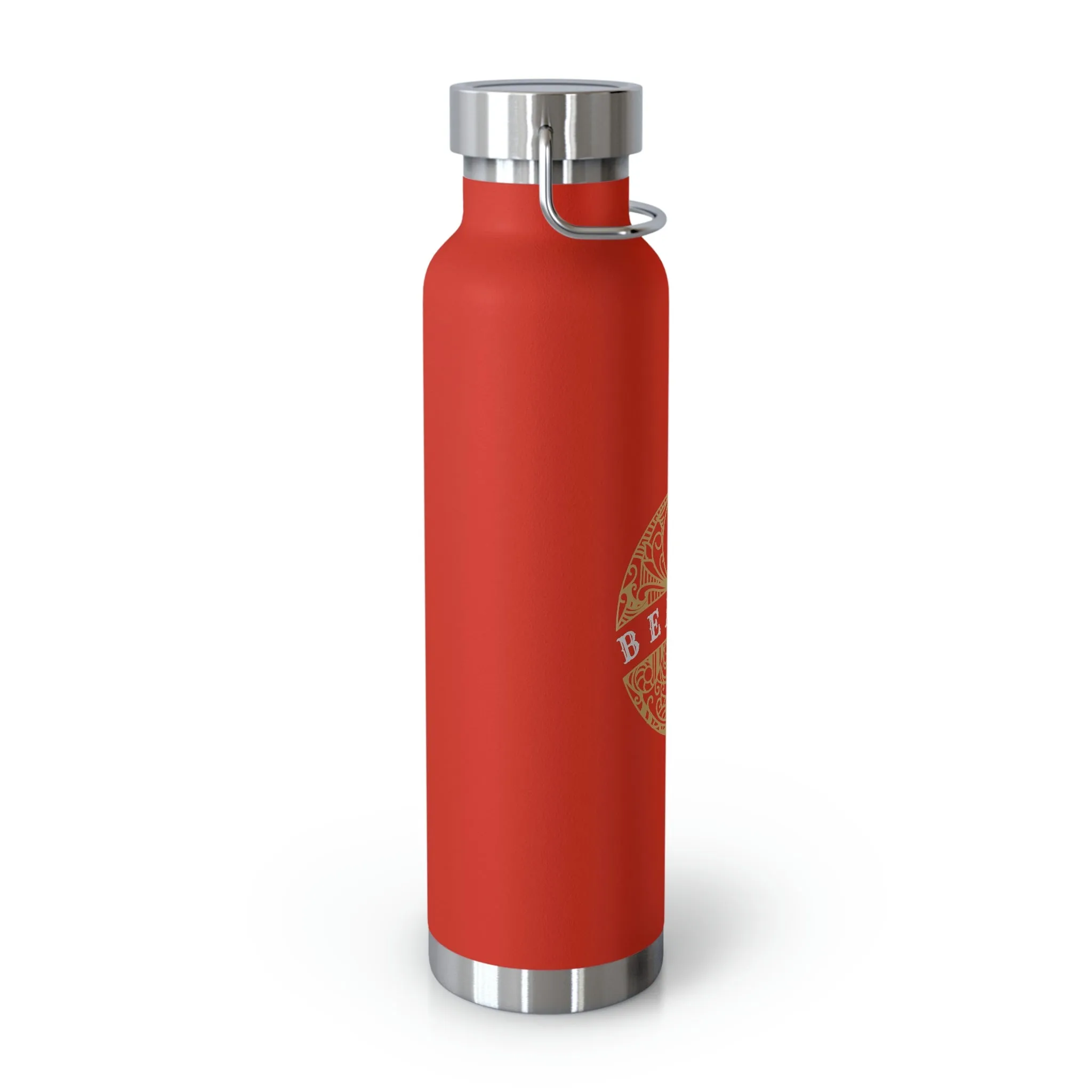 Beardy Tattoo (Bearded Dragon) | Copper Vacuum Insulated Bottle, 22oz