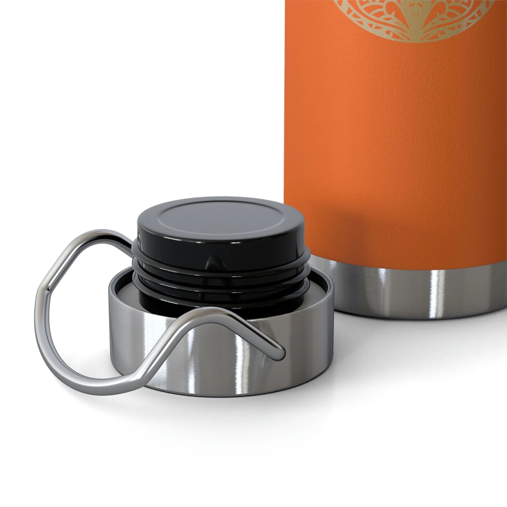 Beardy Tattoo (Bearded Dragon) | Copper Vacuum Insulated Bottle, 22oz