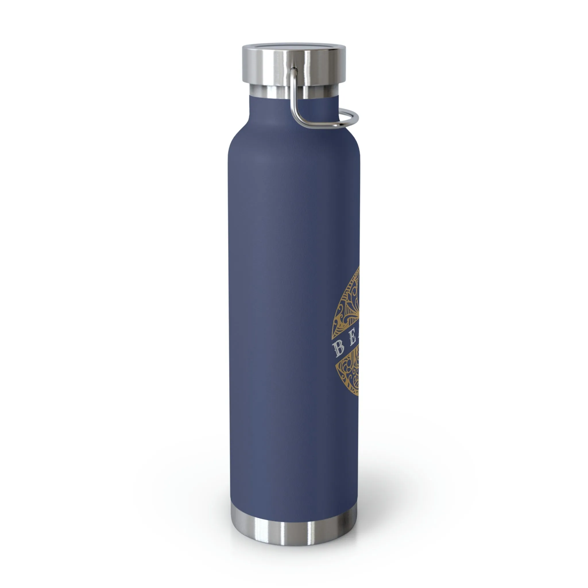 Beardy Tattoo (Bearded Dragon) | Copper Vacuum Insulated Bottle, 22oz