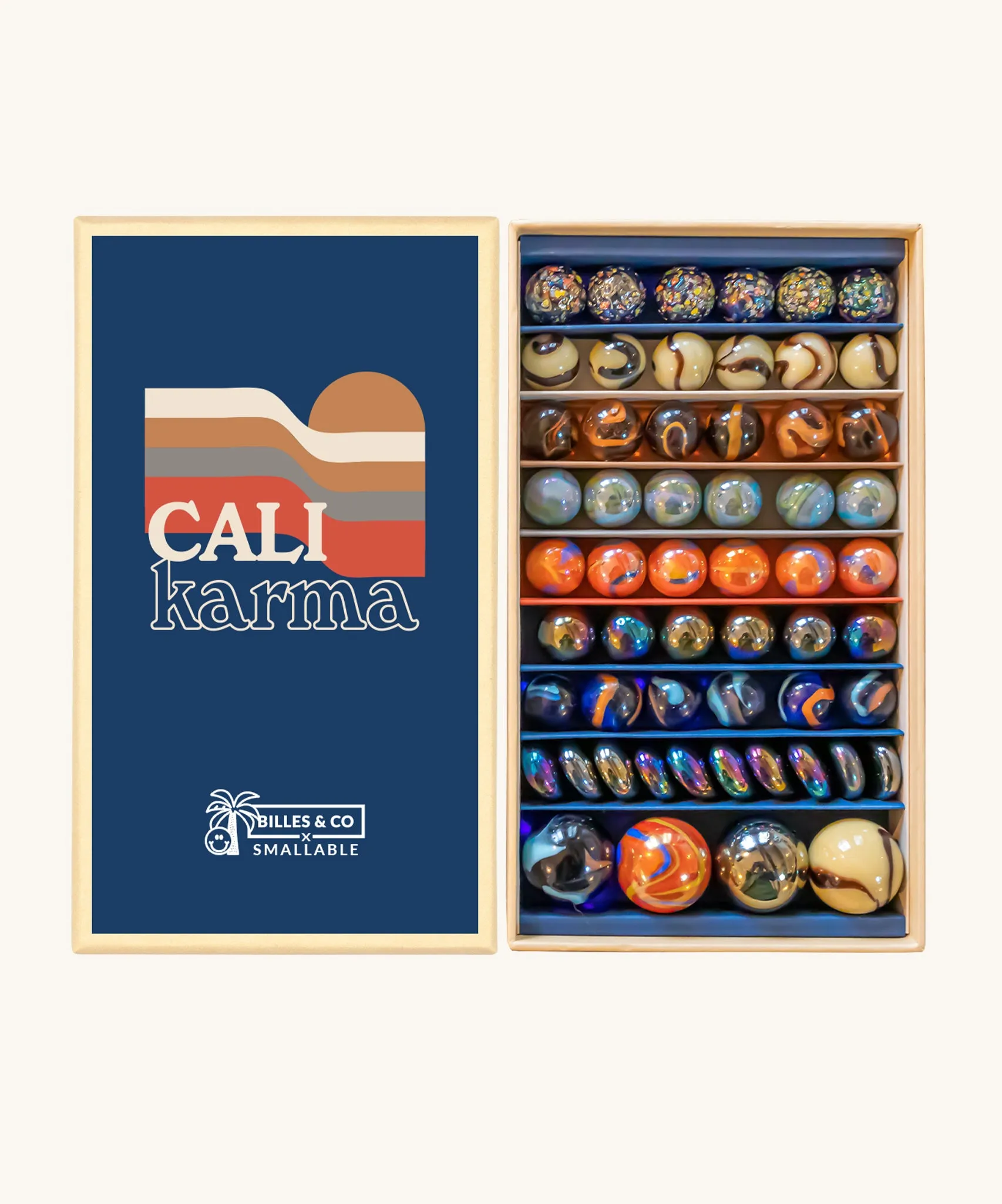 Billes & Co Cali Karma Marbles Box - 56 Pack