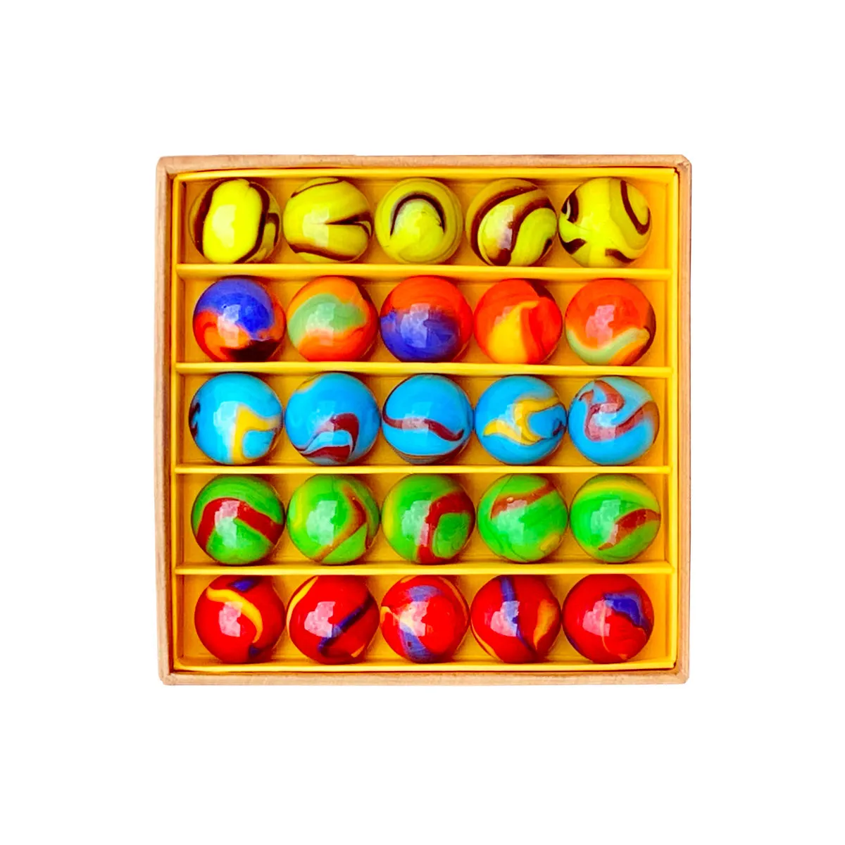 Billes & Co Jungle Marbles Mini Box - 25 Pack