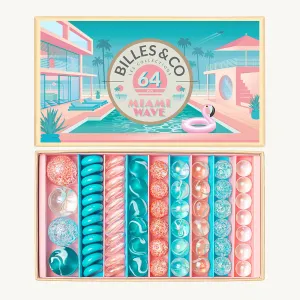 Billes & Co Miami Wave Marbles Box - 64 Pack