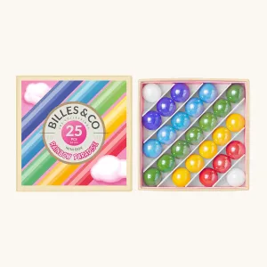 Billes & Co Rainbow Paradise Marbles Mini Box - 25 Pack