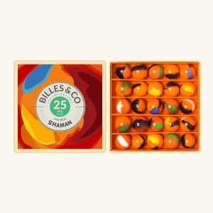 Billes & Co Shaman Marbles Uni Box - 25 Pack