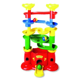 CASTLE MARBLEWORKS Chime Ball Drop Tower Toy