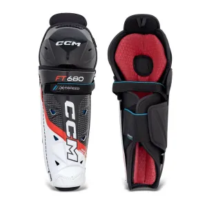 CCM Jetspeed FT680 Shin Guards - Senior