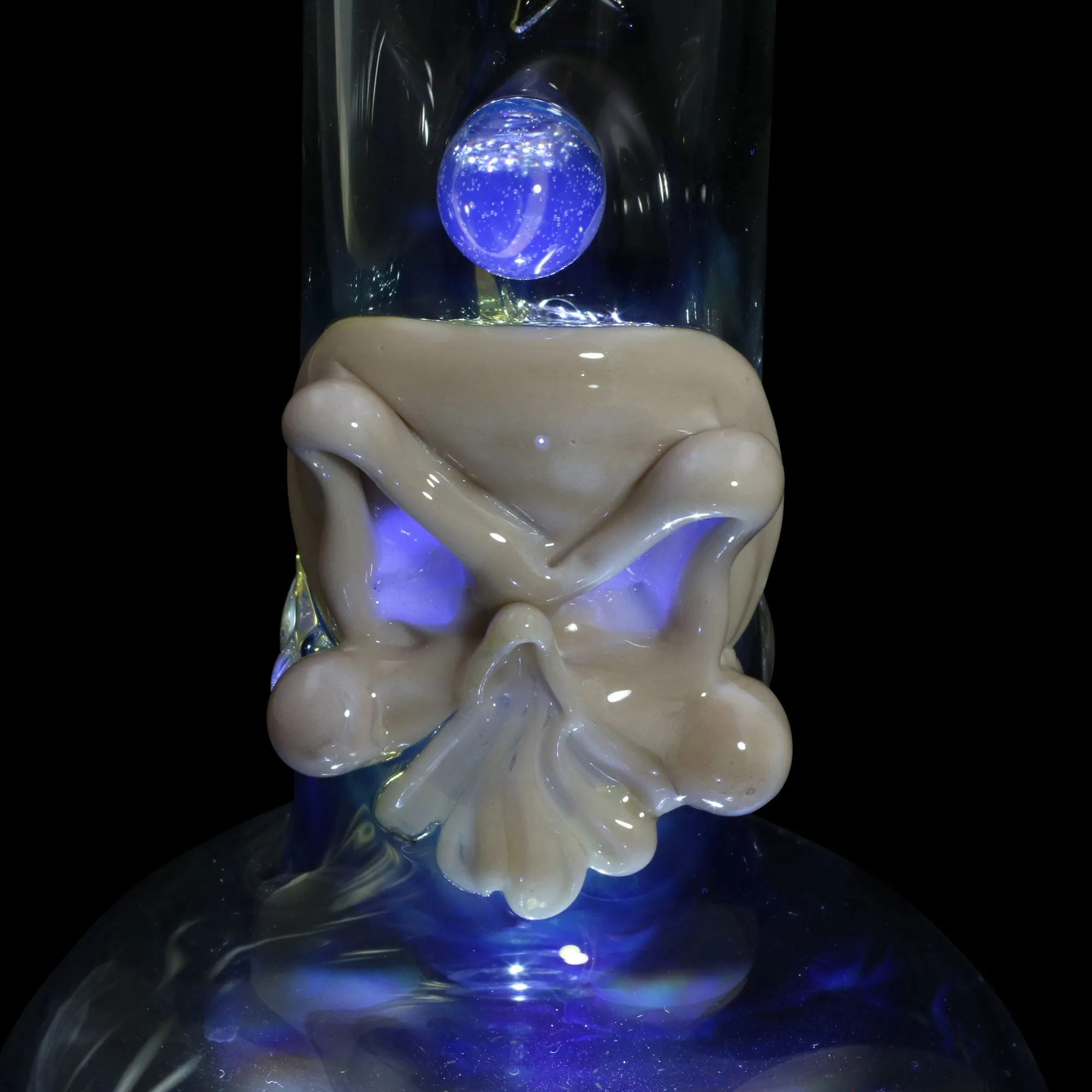 Chameleon Glass Europa Series Fumed Bong - Skull