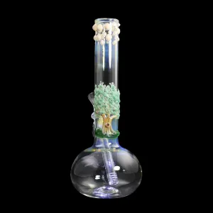 Chameleon Glass Europa Series Fumed Bong - Trees