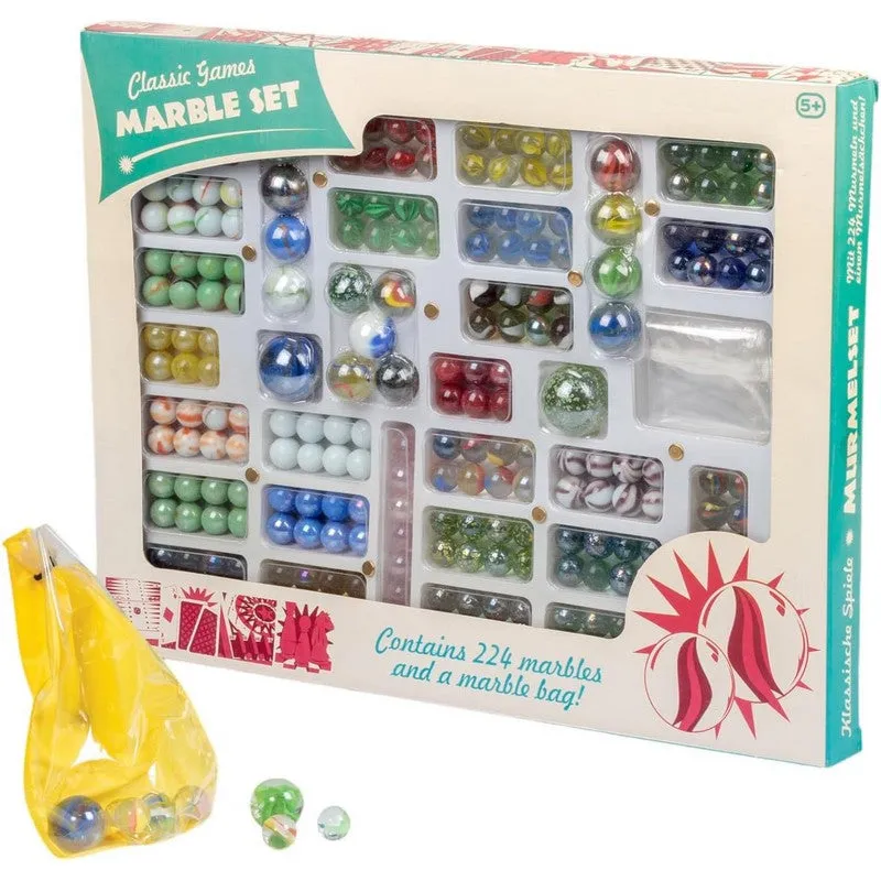 Classic Games Full Marble Set Inc 224 Marbles