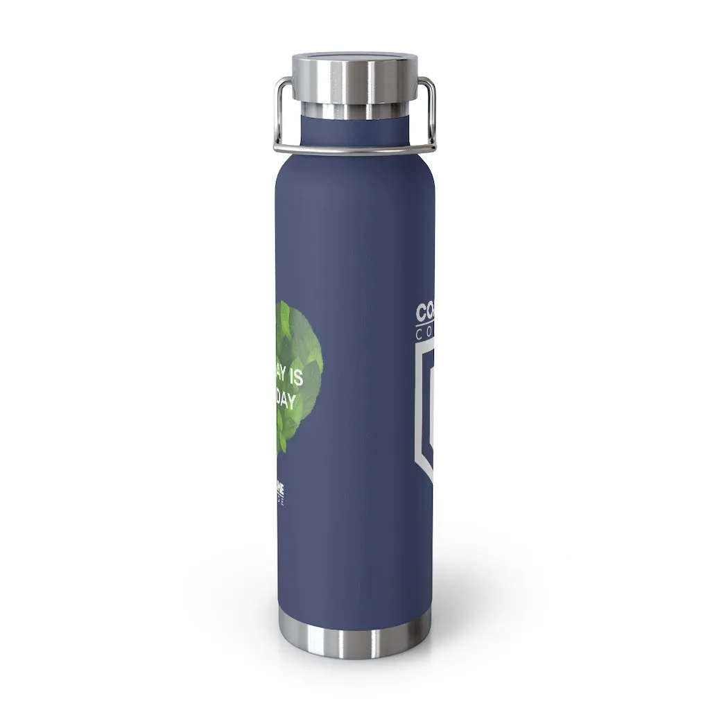 Coastline "Earth Day is Every Day" Copper Vacuum Insulated Bottle, 22oz