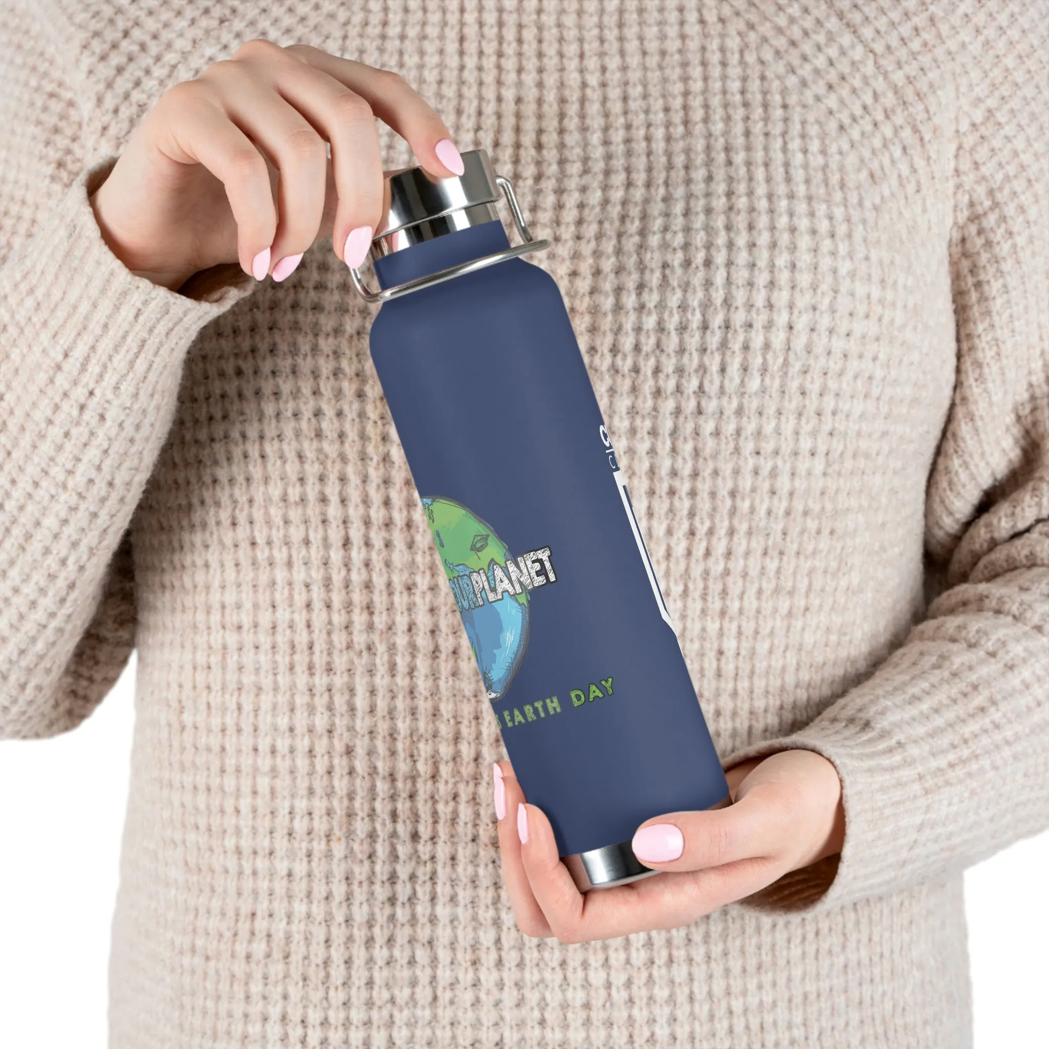 Coastline "Invest In Our Planet" Copper Vacuum Insulated Bottle, 22oz