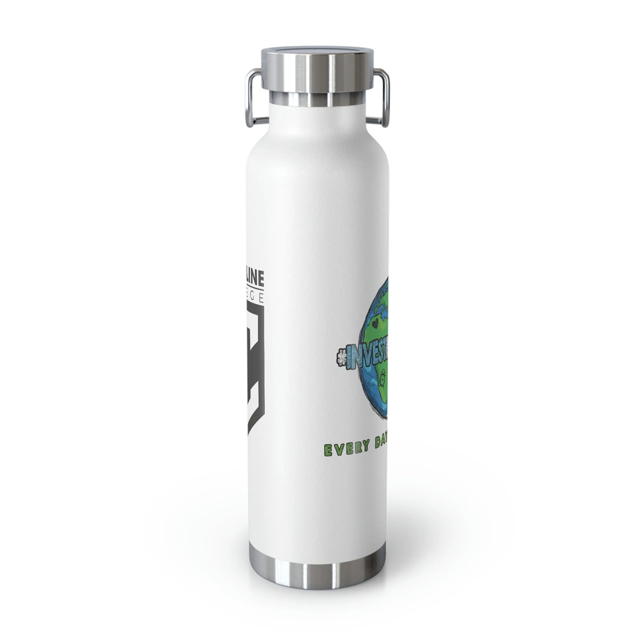 Coastline "Invest In Our Planet" Copper Vacuum Insulated Bottle, 22oz