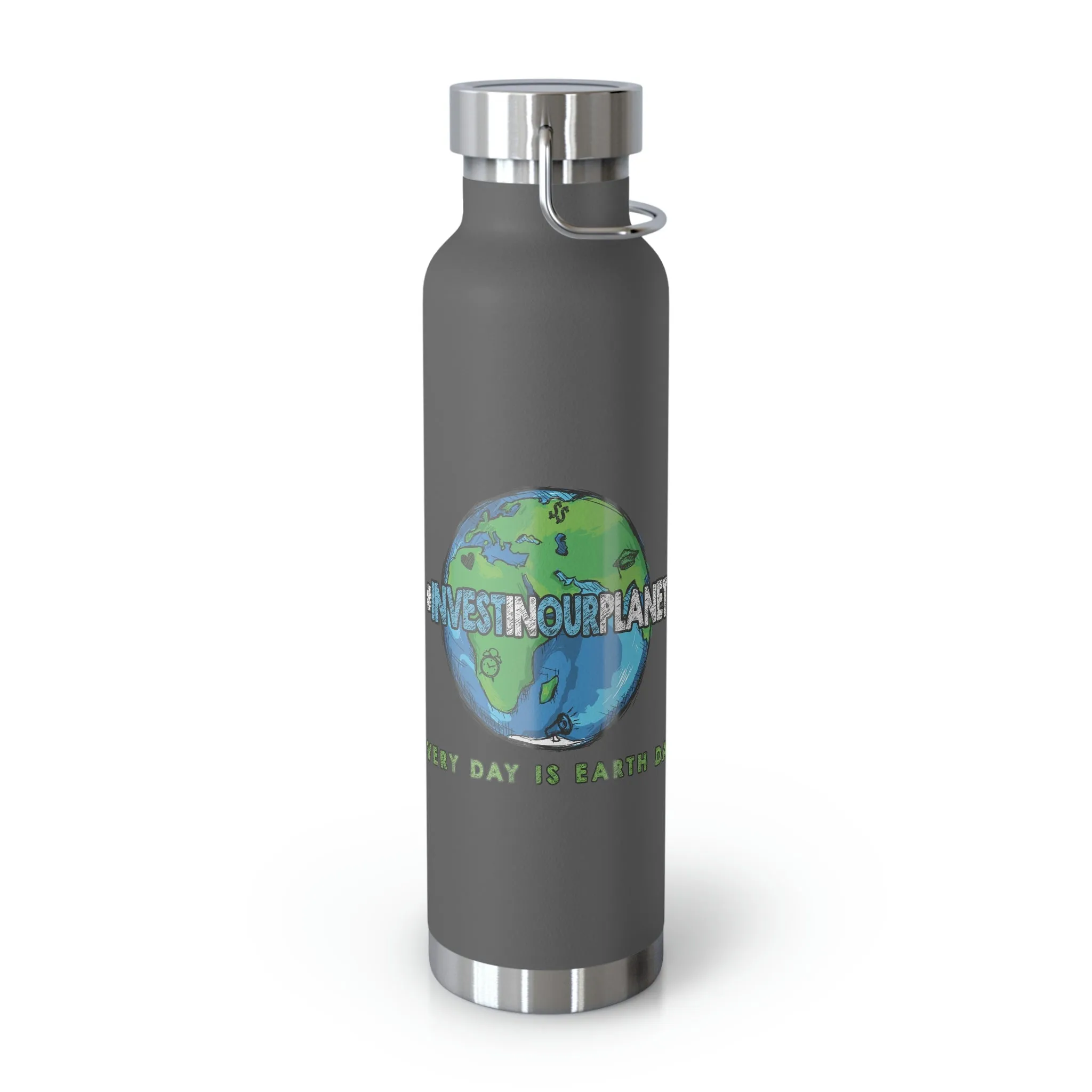 Coastline "Invest In Our Planet" Copper Vacuum Insulated Bottle, 22oz