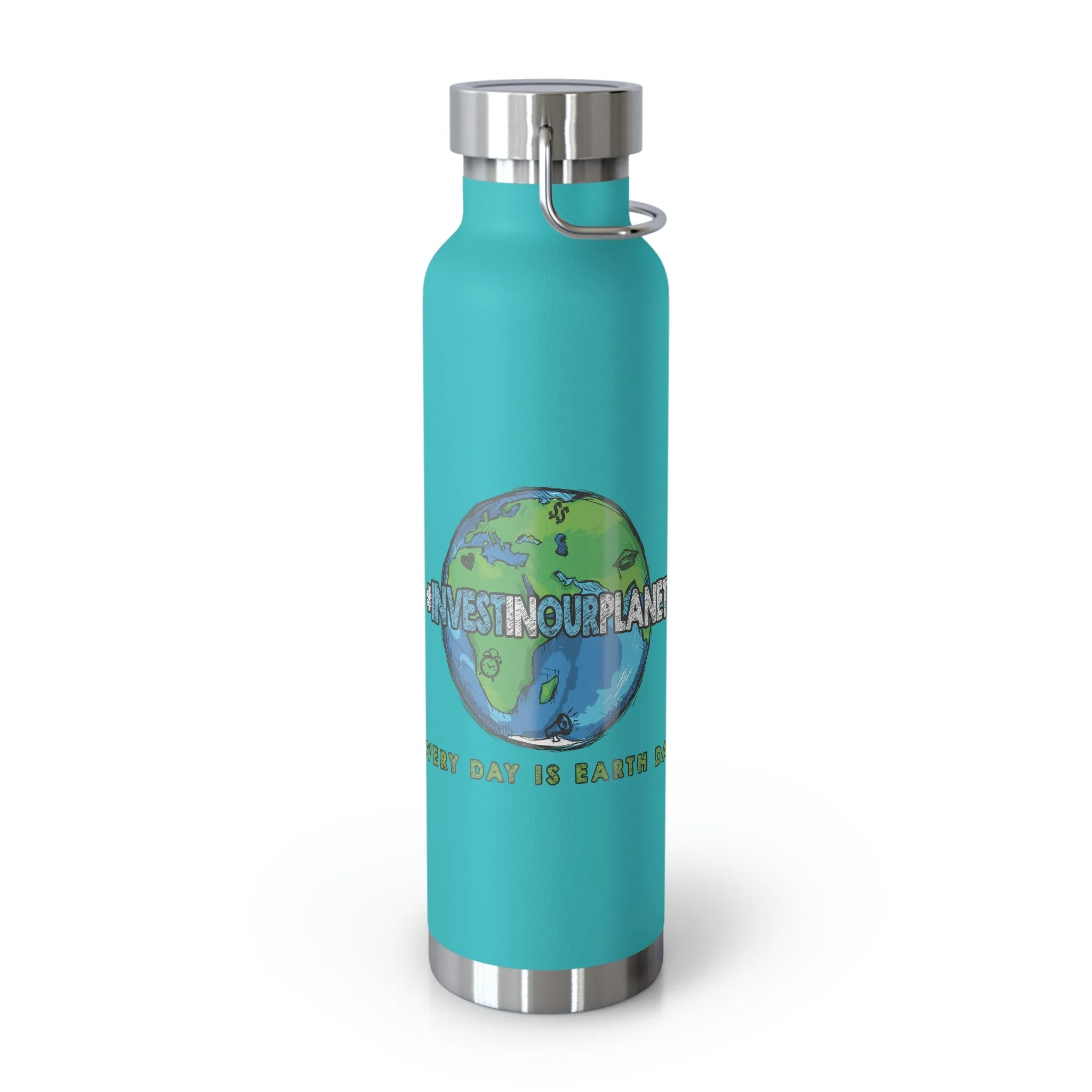 Coastline "Invest In Our Planet" Copper Vacuum Insulated Bottle, 22oz