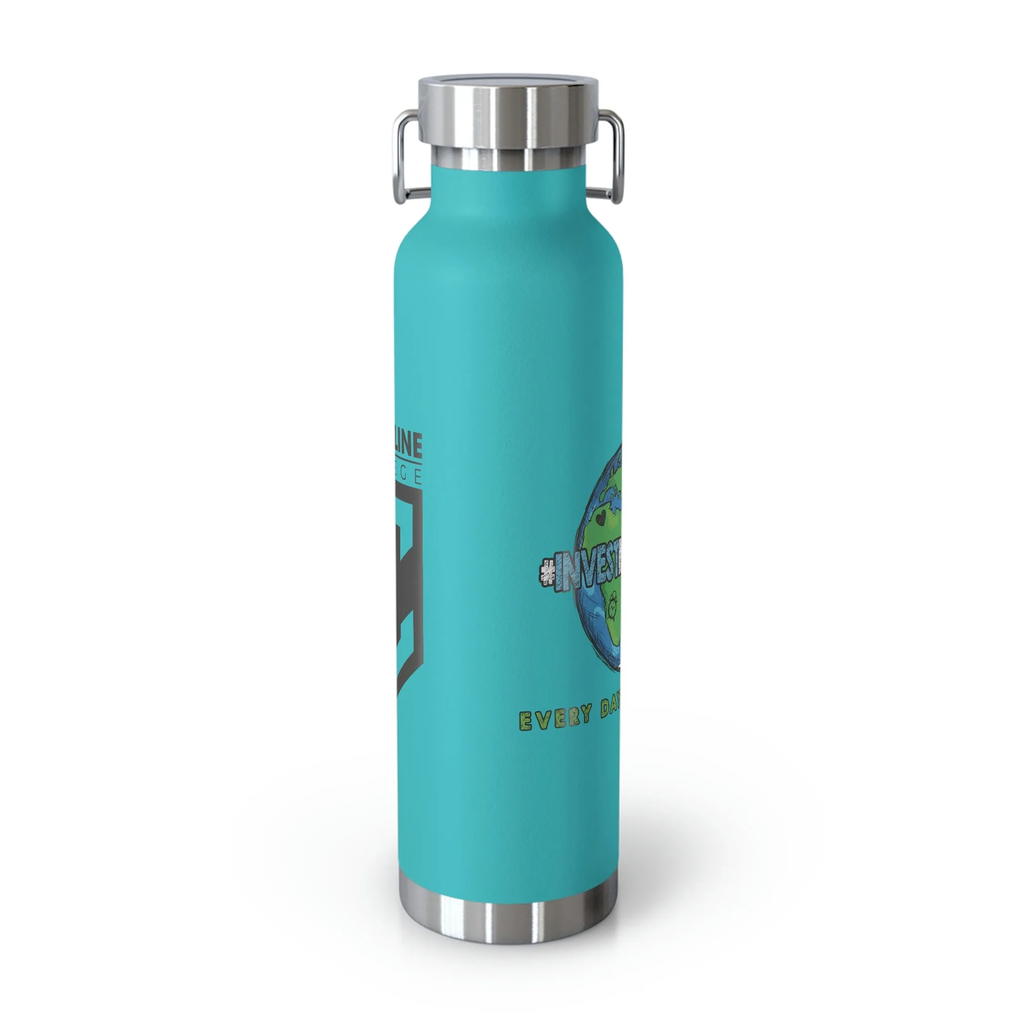 Coastline "Invest In Our Planet" Copper Vacuum Insulated Bottle, 22oz