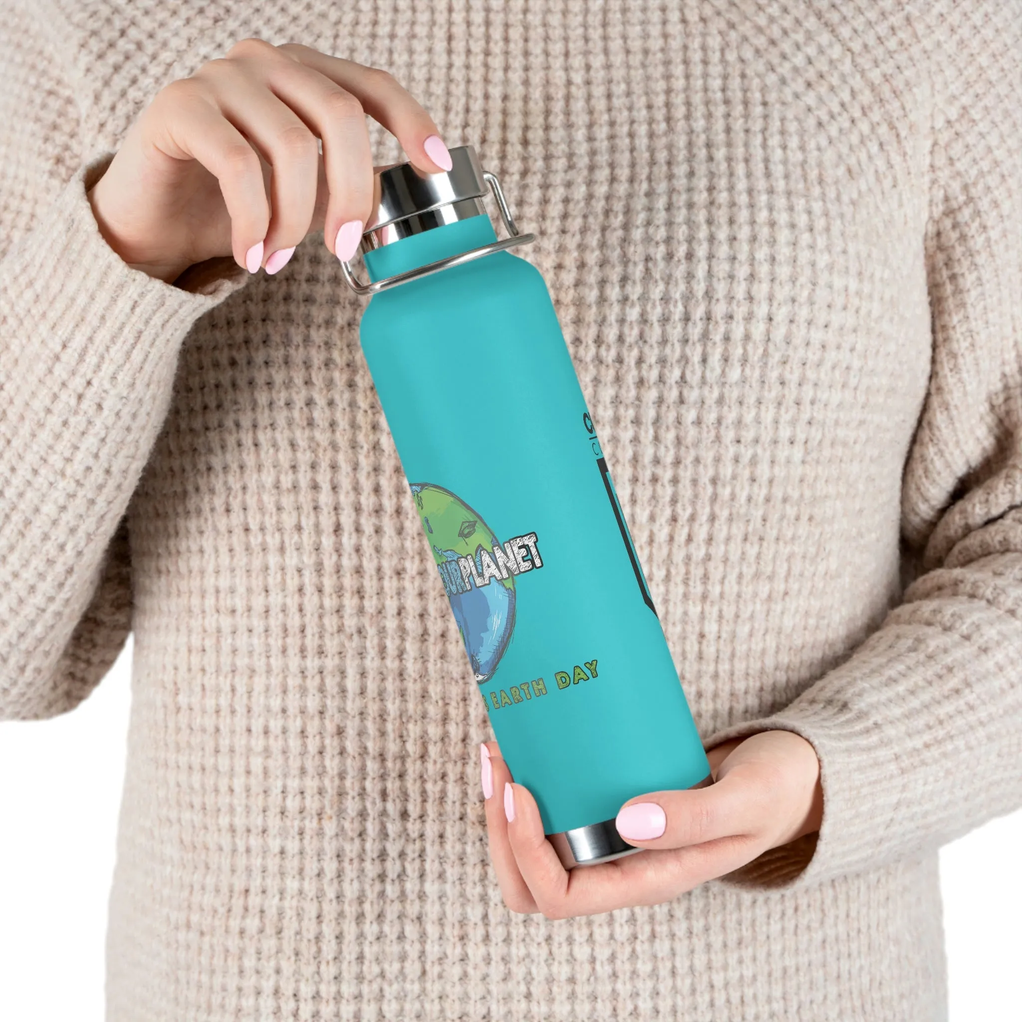 Coastline "Invest In Our Planet" Copper Vacuum Insulated Bottle, 22oz