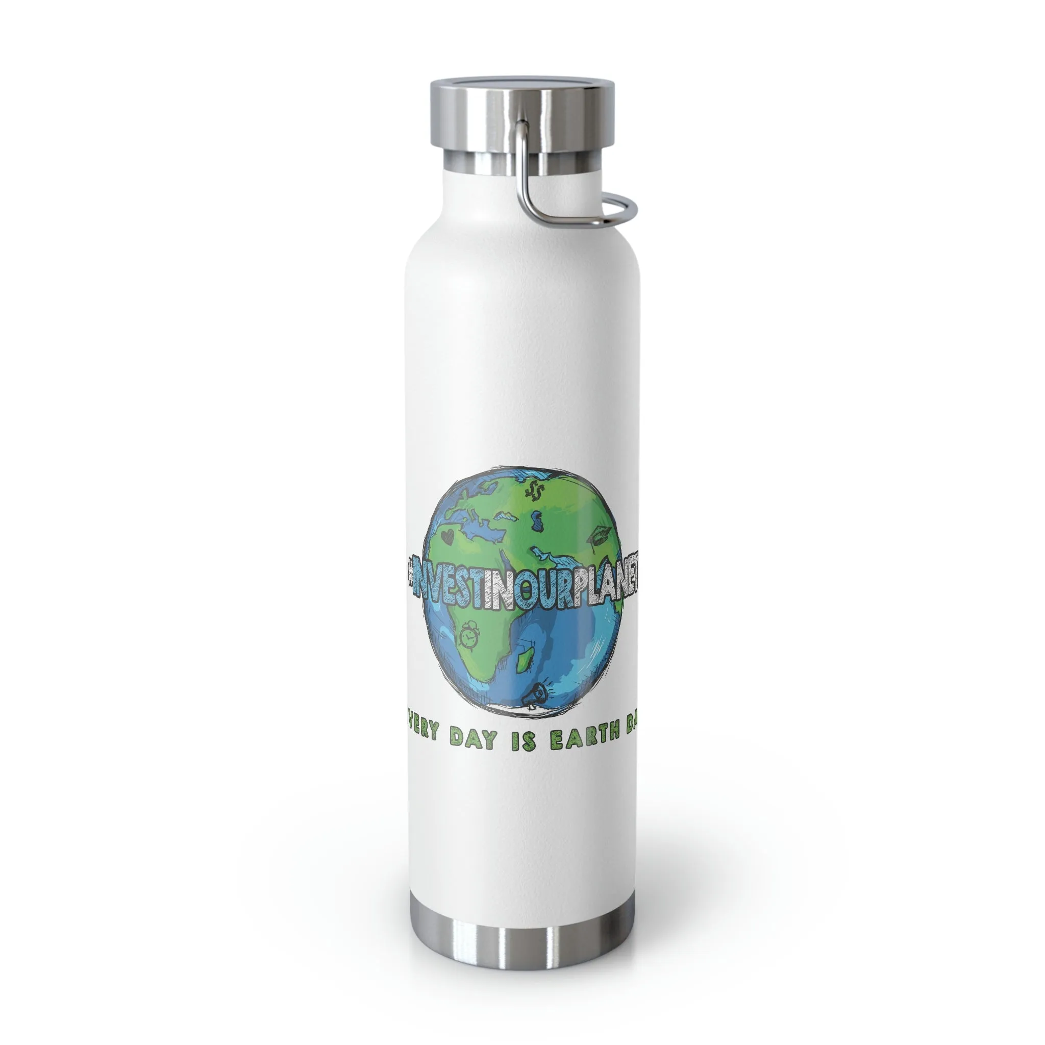 Coastline "Invest In Our Planet" Copper Vacuum Insulated Bottle, 22oz