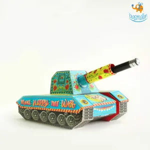 DIY Colorful Tank Pen Holder