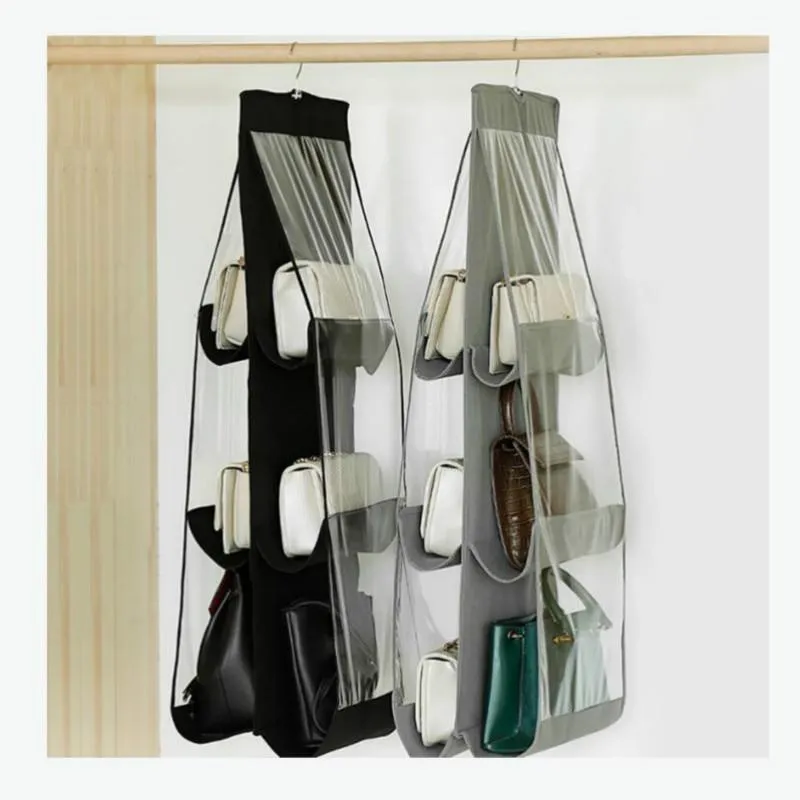 Eco-Friendly Wardrobe Hanging Handbag  Storage Bag Organiser