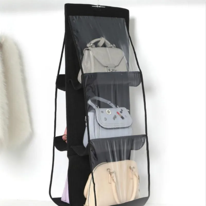 Eco-Friendly Wardrobe Hanging Handbag  Storage Bag Organiser