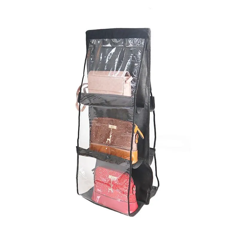 Eco-Friendly Wardrobe Hanging Handbag  Storage Bag Organiser