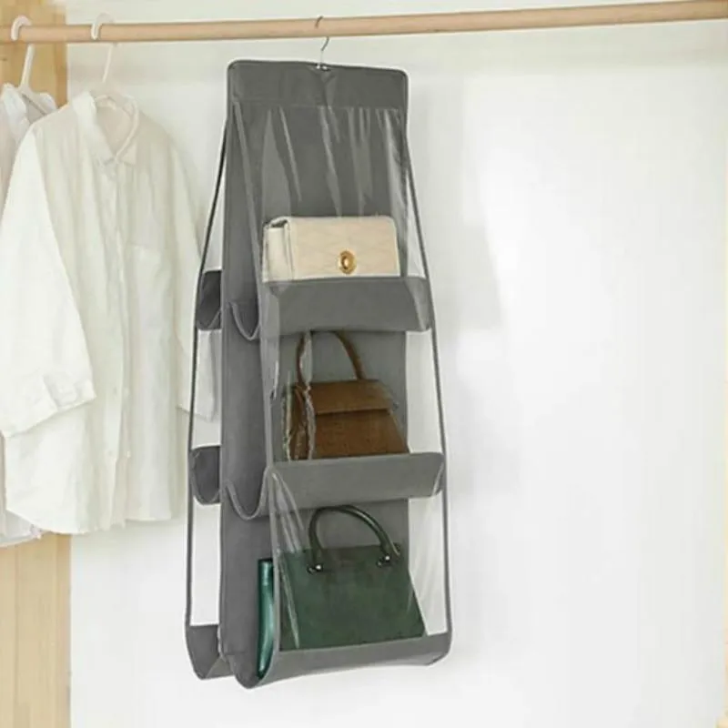 Eco-Friendly Wardrobe Hanging Handbag  Storage Bag Organiser