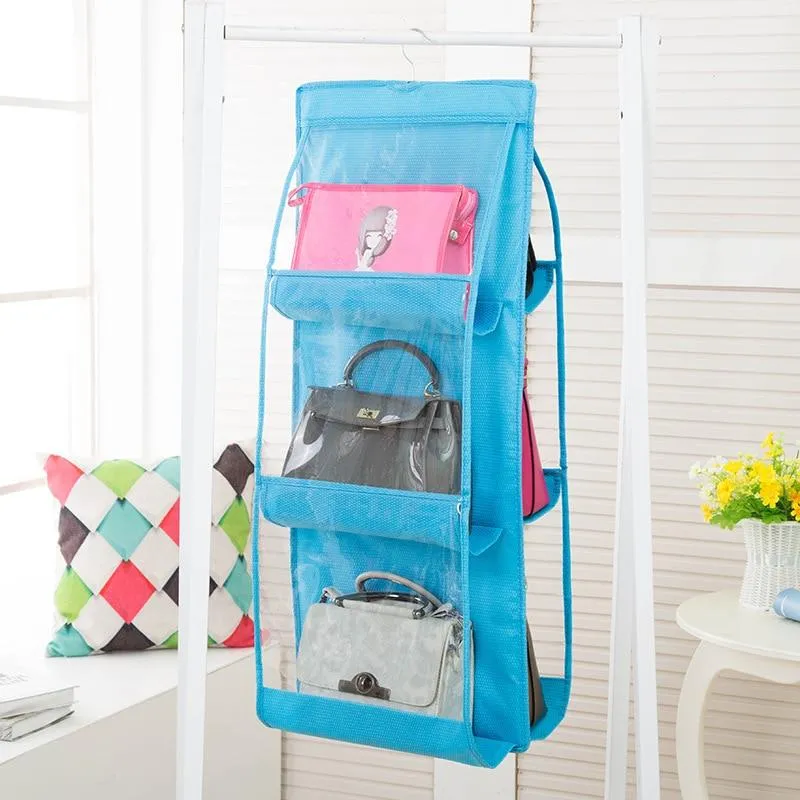 Eco-Friendly Wardrobe Hanging Handbag  Storage Bag Organiser