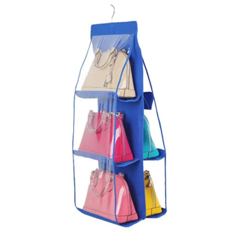 Eco-Friendly Wardrobe Hanging Handbag  Storage Bag Organiser