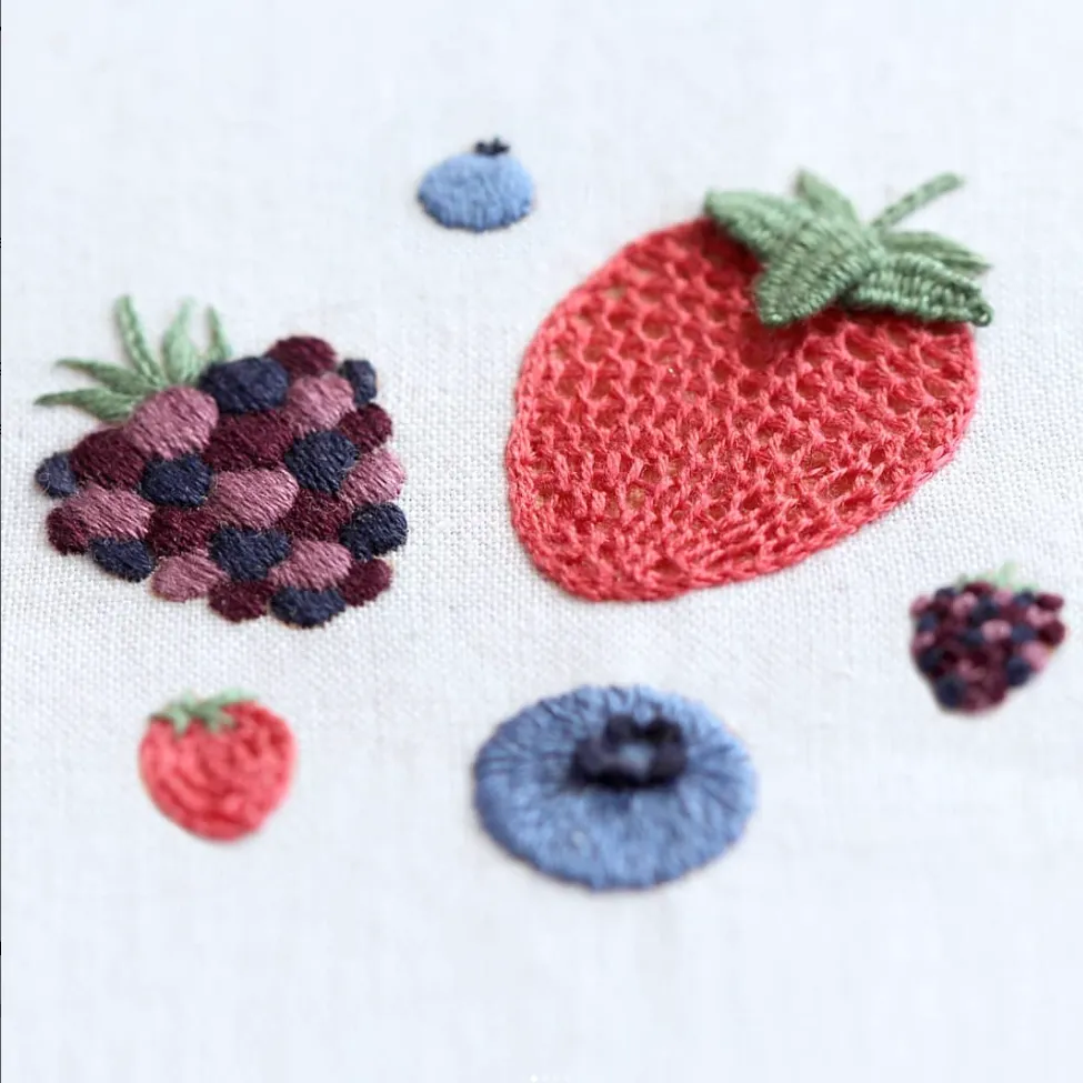 Embroidery Sampler Kit: Berries | Beginner