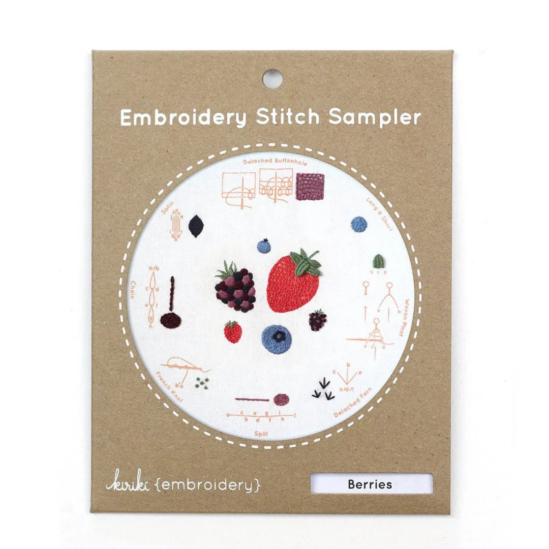 Embroidery Sampler Kit: Berries | Beginner