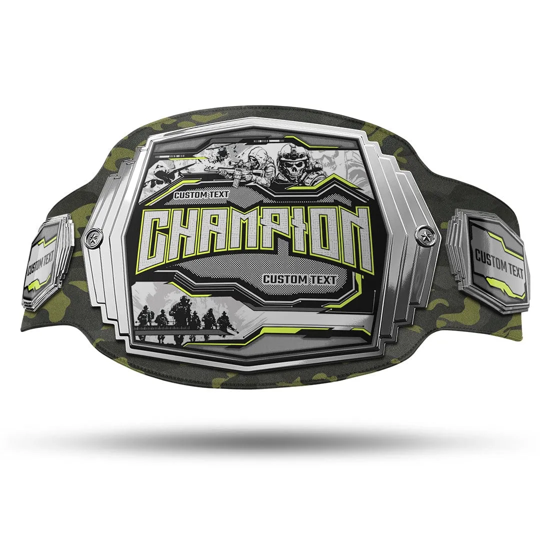 Esports Shooter Customizable Championship Belt