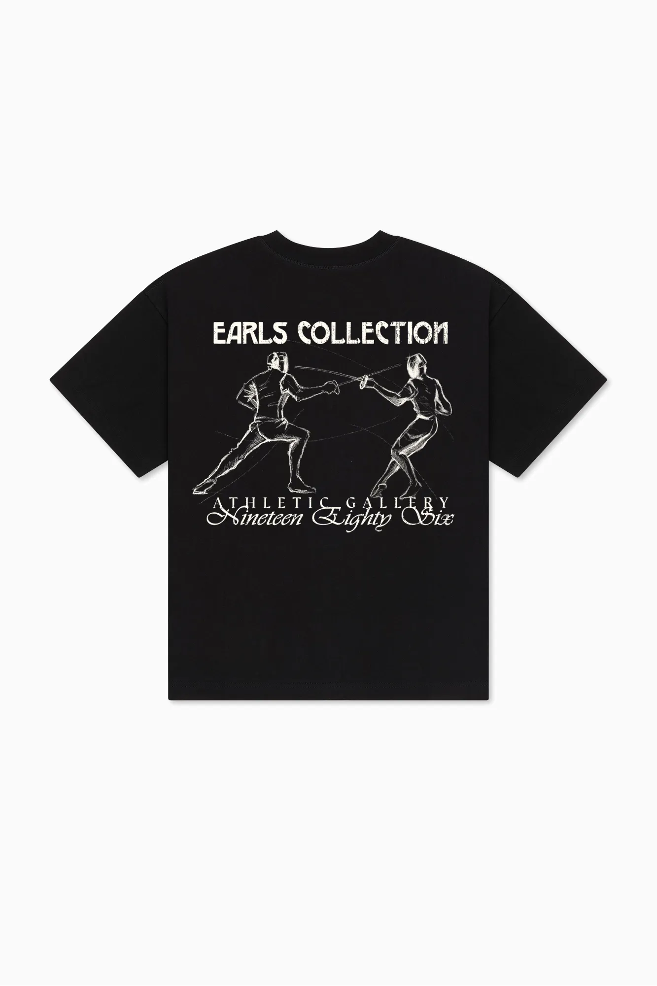 Eternal Victory Fencing Tee - Black