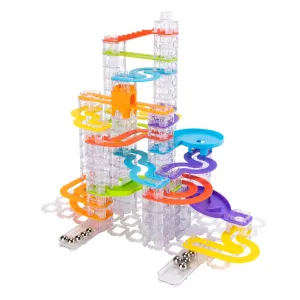 Fat Brain Toys® Trestle Tracks - Deluxe Set (124 pieces)