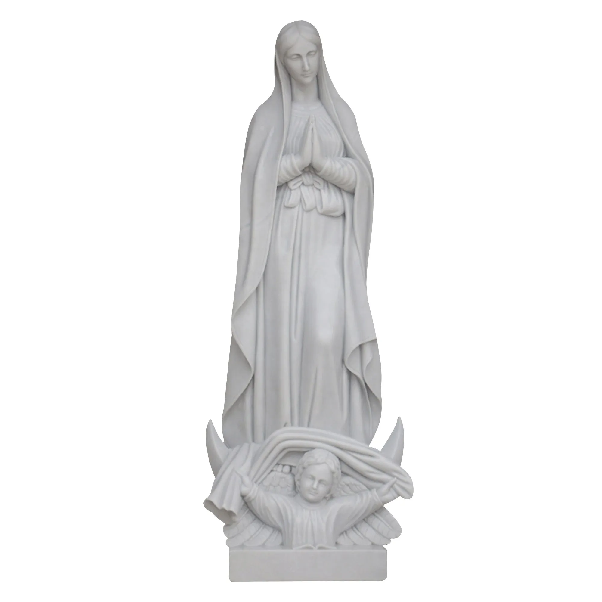 FINEST Our Lady of Grace Marble Statue FM-046