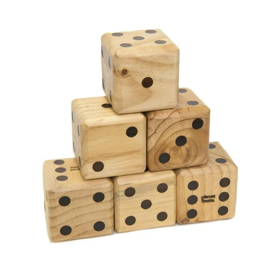 Giant Noppa Dice - Wooden Outdoor Game