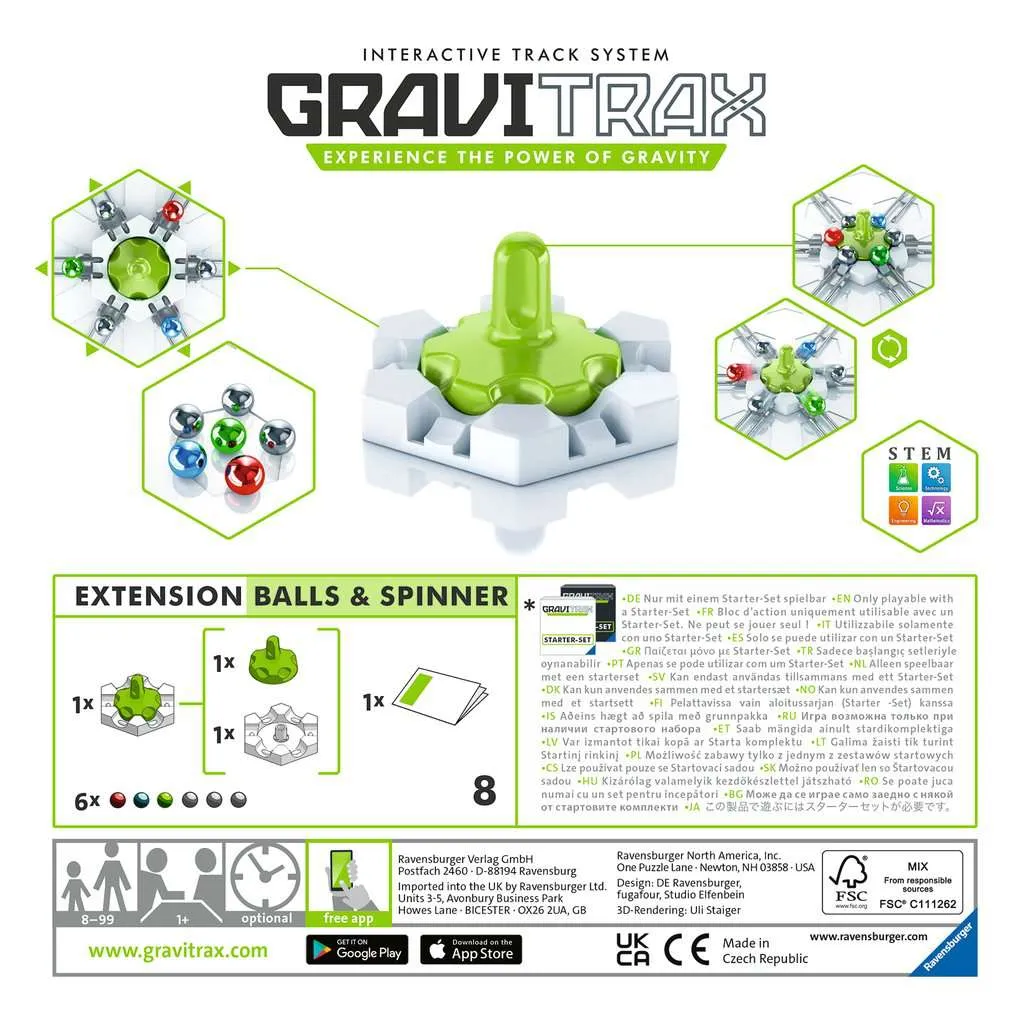 GraviTrax Extension Balls & Spinner