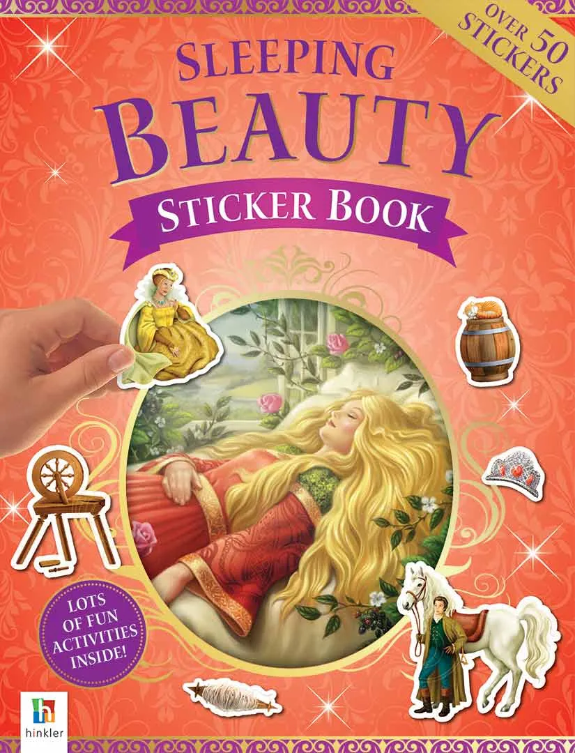 Hinkler Fairytale Princess Sticker Book Sleeping Beauty